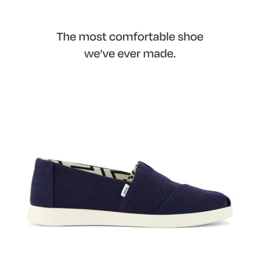 Alpargata Plus in Navy Heritage Canvas shown.