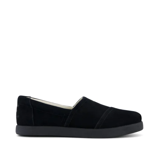 Water Repellent Black Suede shown.