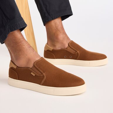 Baja 2.0 Sneaker in Walnut Brown Waxed Twill Canvas