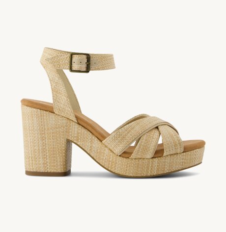 Majorca Rope Strappy Platform Sandal shown.