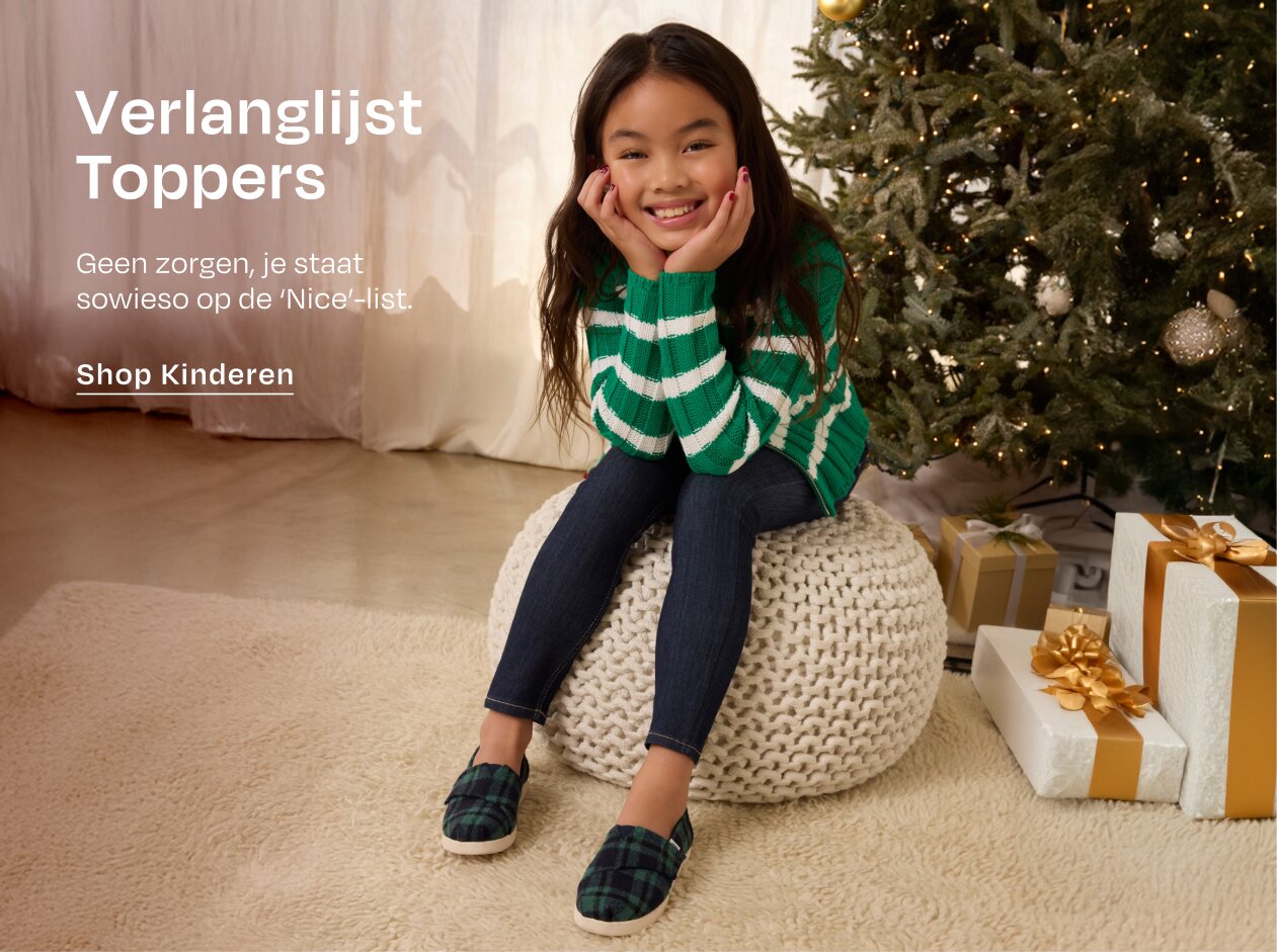 Verlanglijst Toppers Geen zorgen, je staat sowieso op de nice list. Shop Kinderen Model in geruite Alpargata.