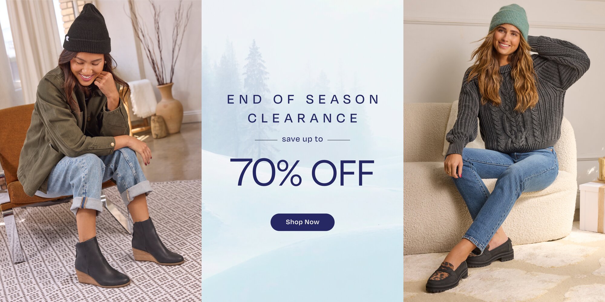 END OF SEASON CLEARANCE. Save up to 70% OFF. Shop Now.