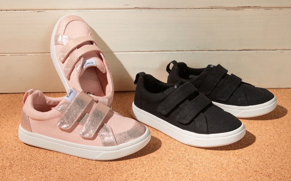 Kids' Cruz Double Strap Toddler Sneaker in various colors shown.