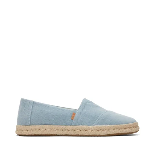 Alpargata Rope 2.0 Espadrille in Pastel Blue Washed Denim shown.