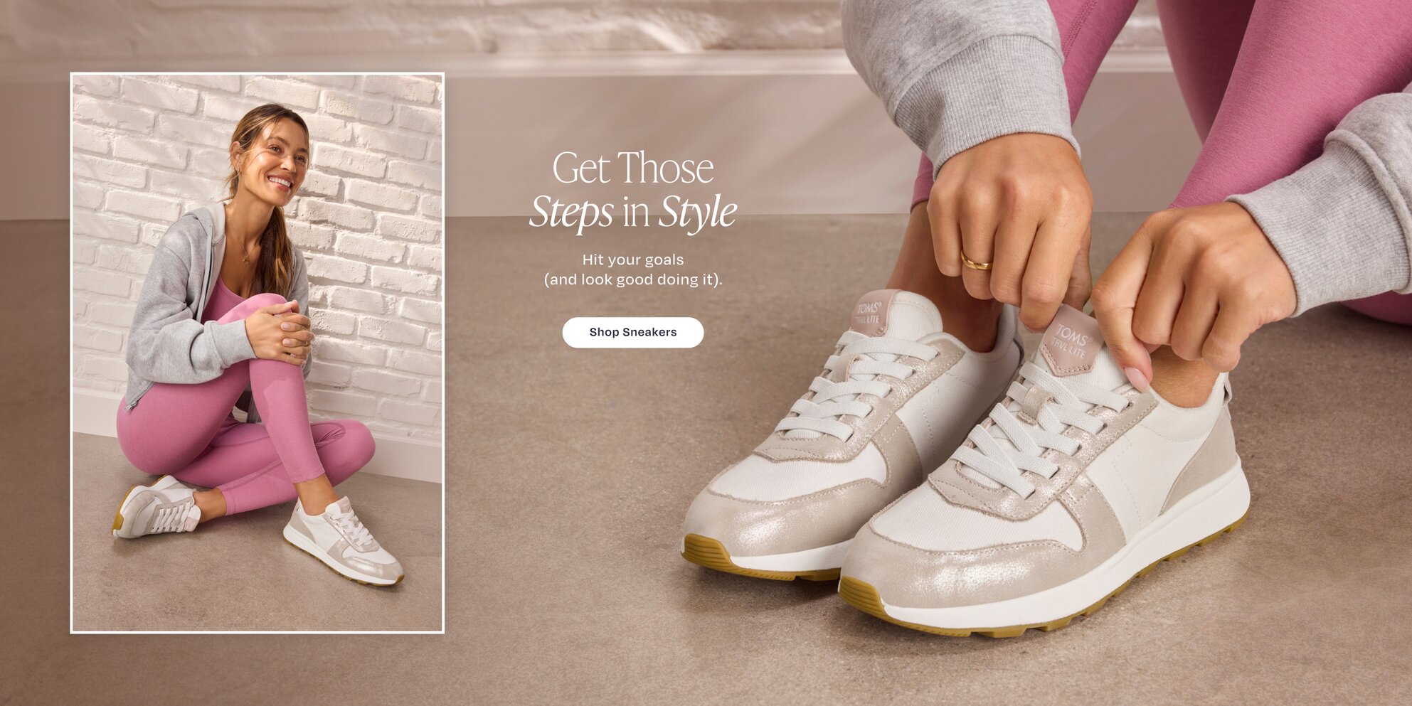 Get Those Steps in Style. Hit your goals (and look good doing it). Shop Sneakers. Model in TRVL LITE Retro Runner Sneaker.