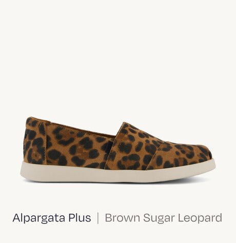 Alpargata Plus  |  Brown Sugar Leopard.