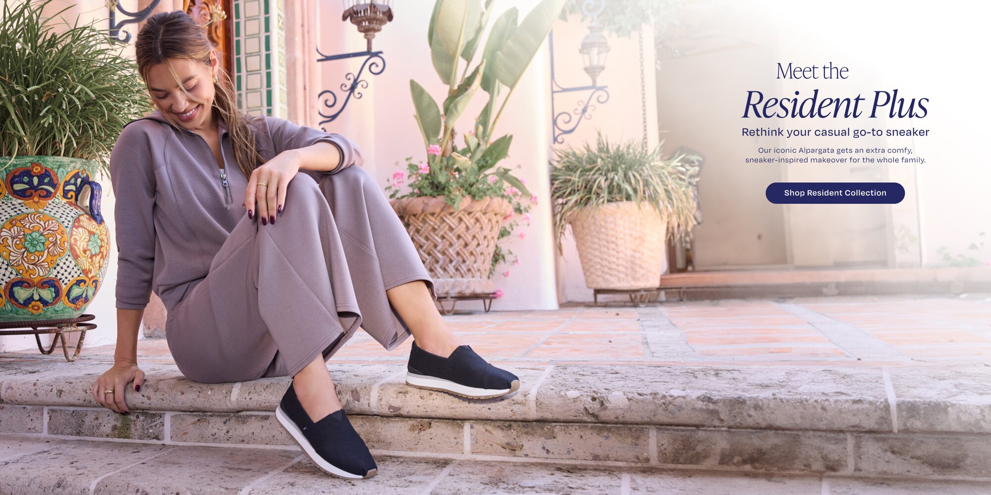 Meet the Resident Plus. Rethink your casual go-to sneaker. Our iconic Alpargata gets an extra comfy, sneaker-inspired makeover for the whole family. Shop Resident Collection. Model wearing Resident Plus in black heritage canvas shown.