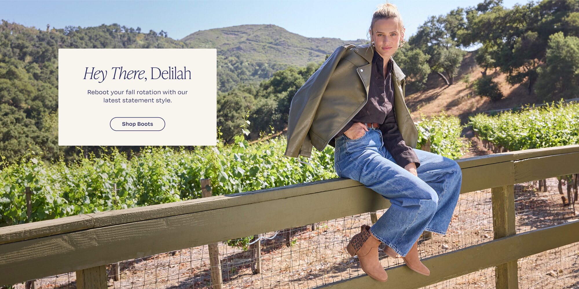 Hey There, Delilah. Reboot your fall rotation with our latest style. Shop Boots. Delilah Heeled Boot in brown suede.