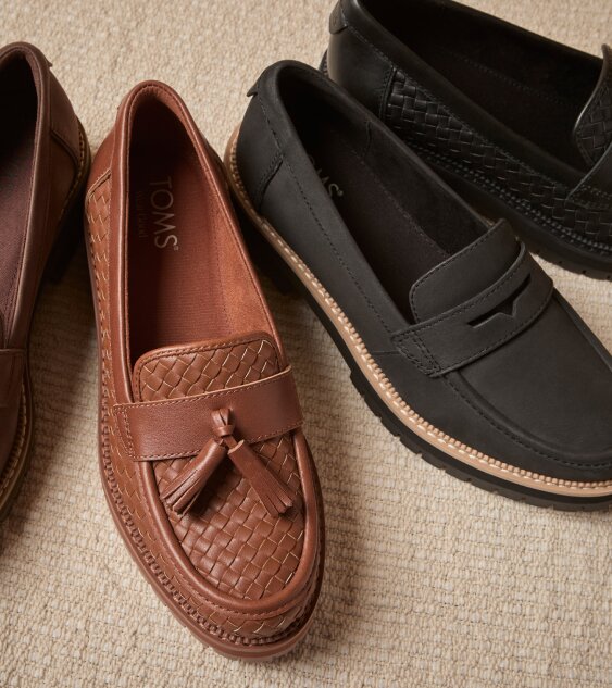 Various Cara styles in various colors shown.