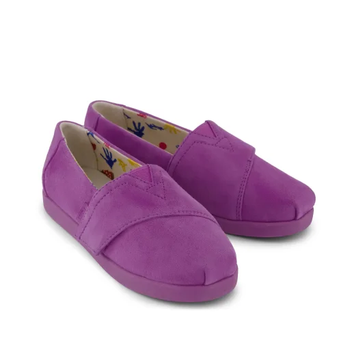 Water Repellent Bright Mulberry Suede shown.