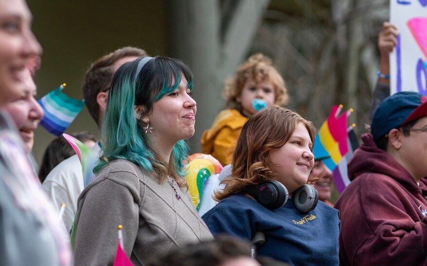 A group of people from the BBC film.