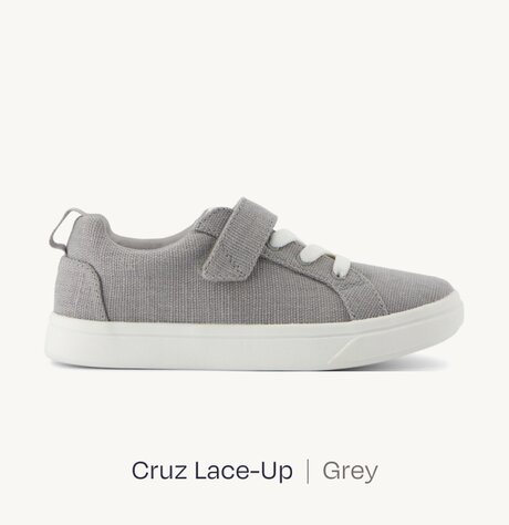Cruz Lace-Up | Grey.
