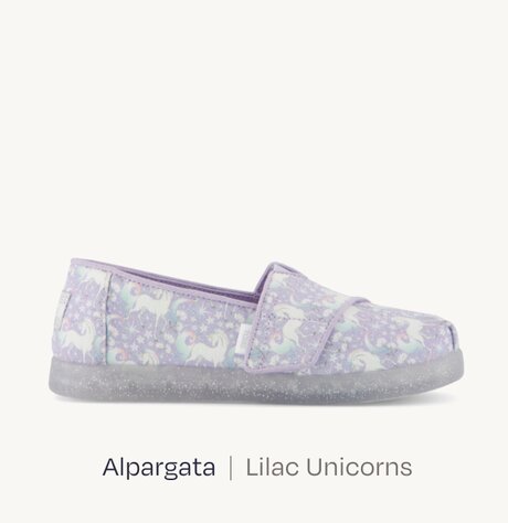 Alpargata  |  Lilac Unicorns.