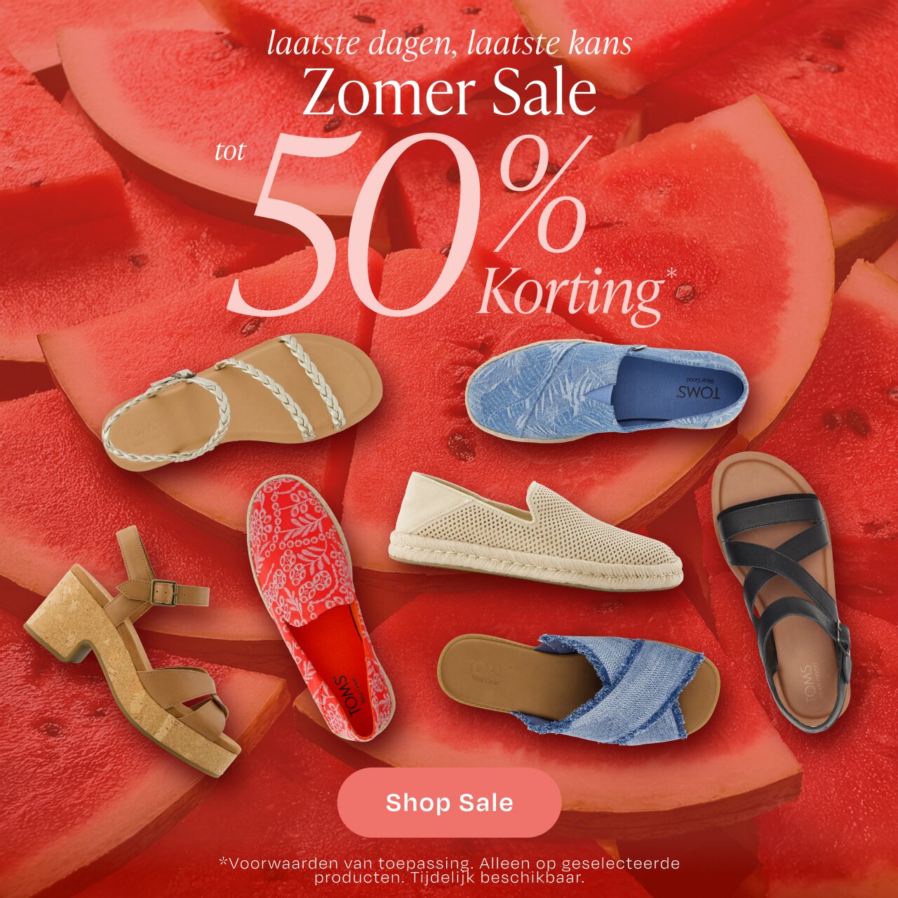 Last days, last chance. Summer sale up to 50% off