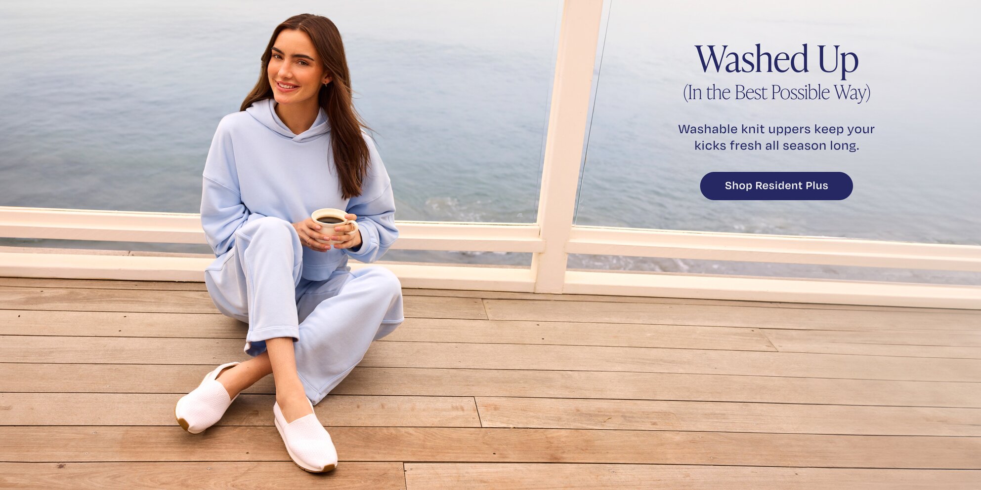 Washed Up (In the Best Possible Way). Washable knit uppers keep your kicks fresh all season long. Shop Resident Plus: Resident Plus in White Knit.