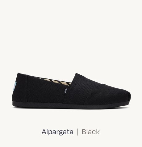 Alpargata  |  Black.