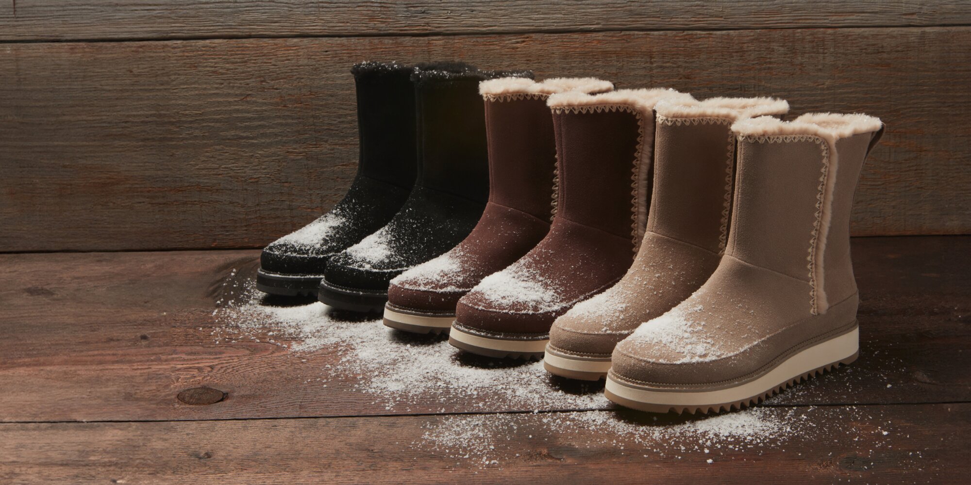 Women's Bergen Boot in various colors shown.