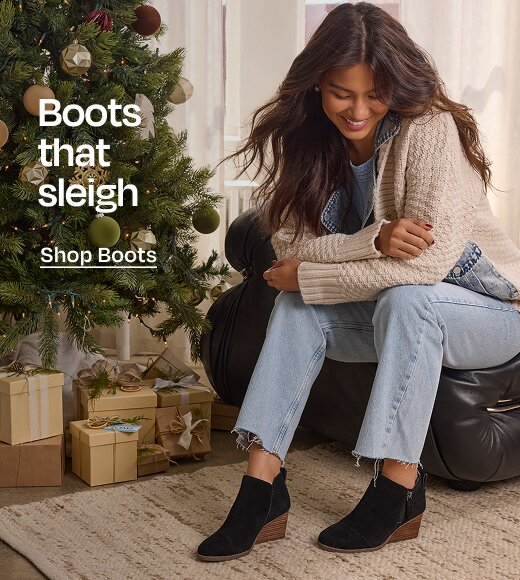 Boots that sleigh. Shop Boots.