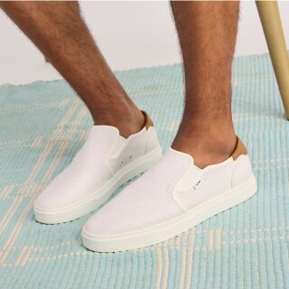 Baja 2.0 Slip On Sneaker in White Legacy Canvas shown.