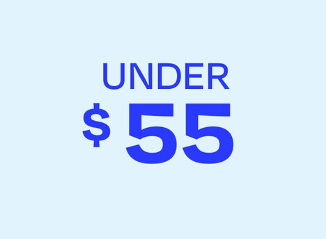 Under $55.