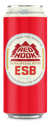 Can of Redhook Extra Special Bitter or ESB.