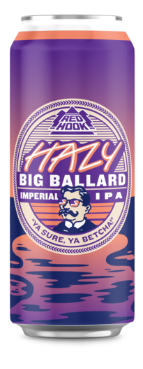 Can of Redhook Hazy Big Ballard Imperial IPA.