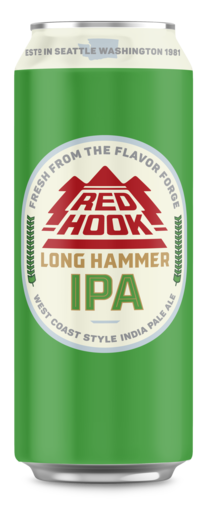 Can of Redhook Long Hammer IPA. 