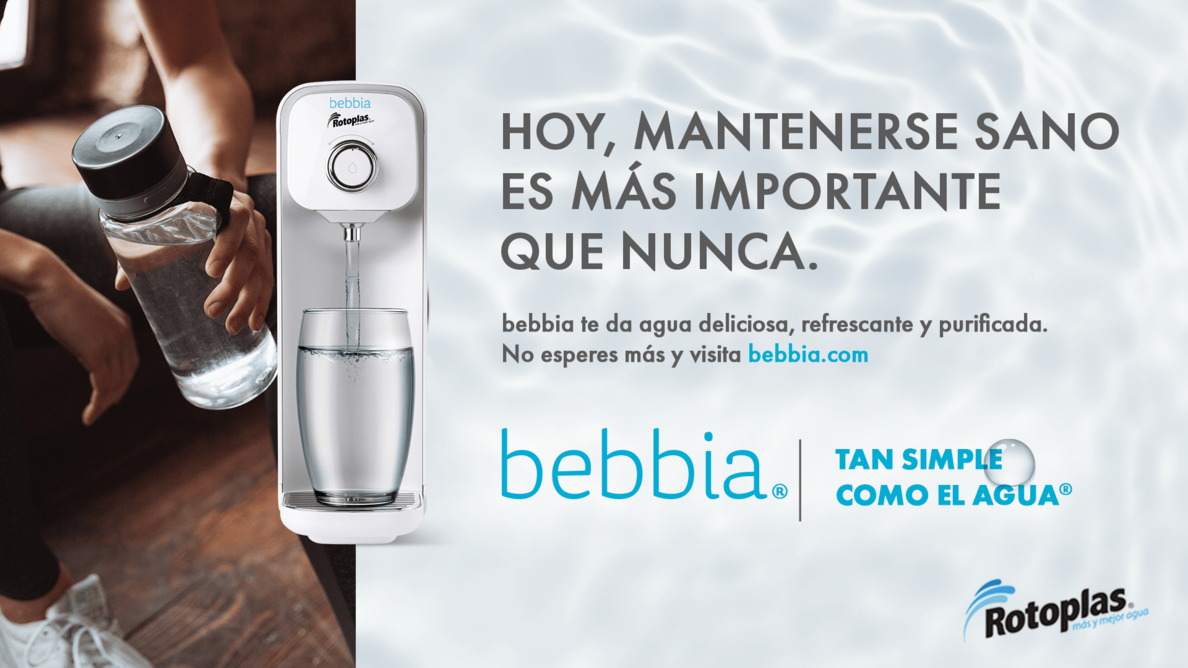 Purificador bebbia banner