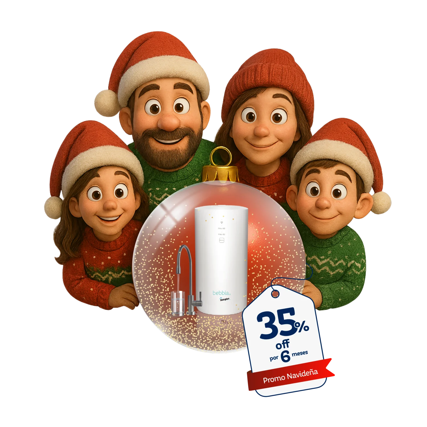 Bebbia - Agua ultrapurificada para toda la familia