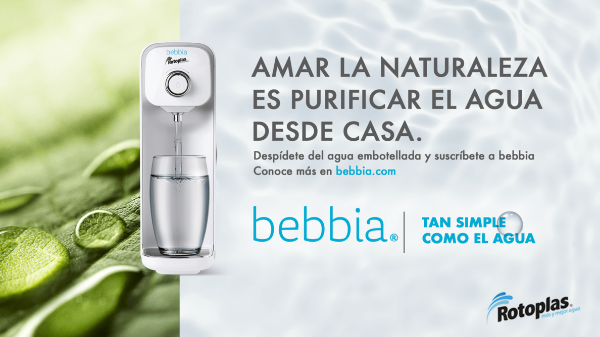 Purificador bebbia banner