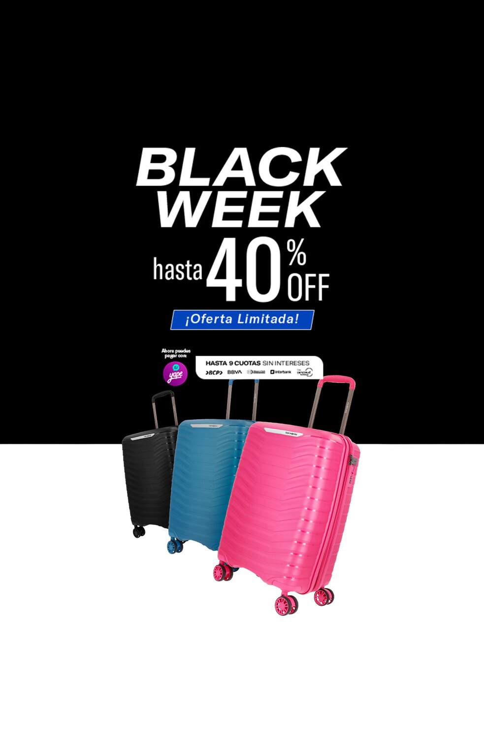 Black Week Samsonite Perú