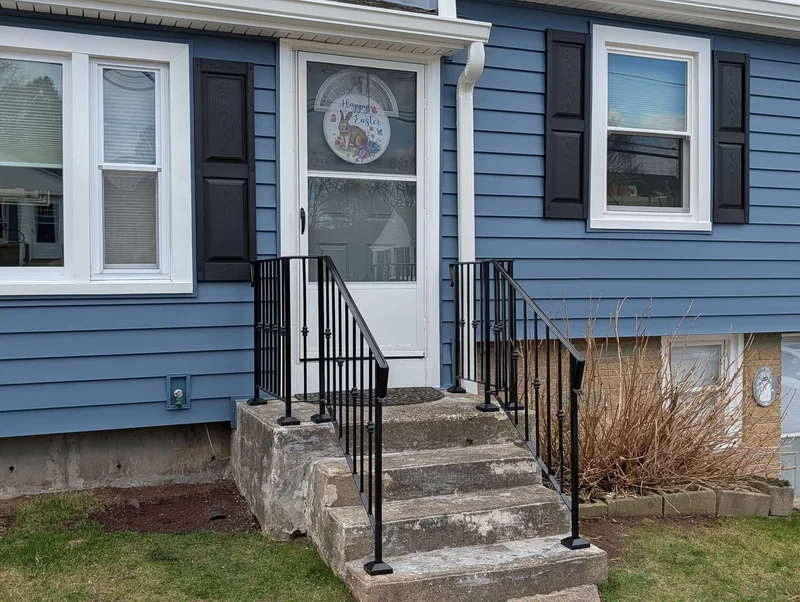 Front Step Guard Railings