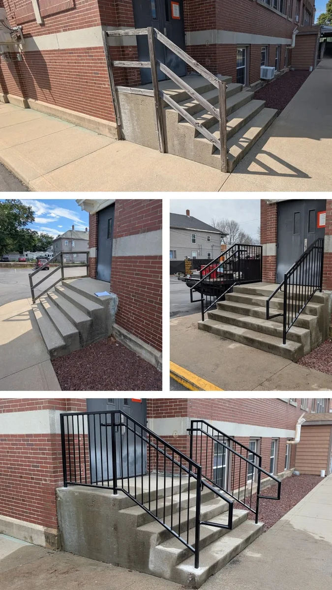 Commercial Stair Railing Installation