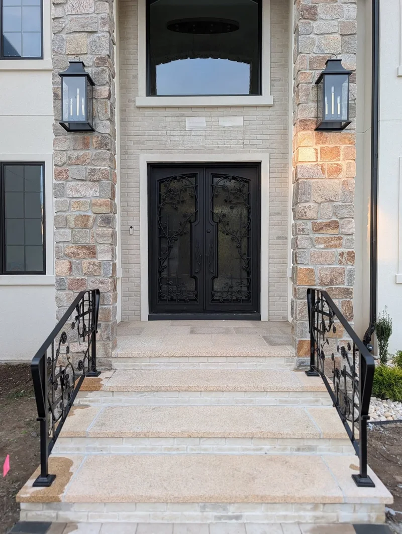 Custom Front Entry Railings