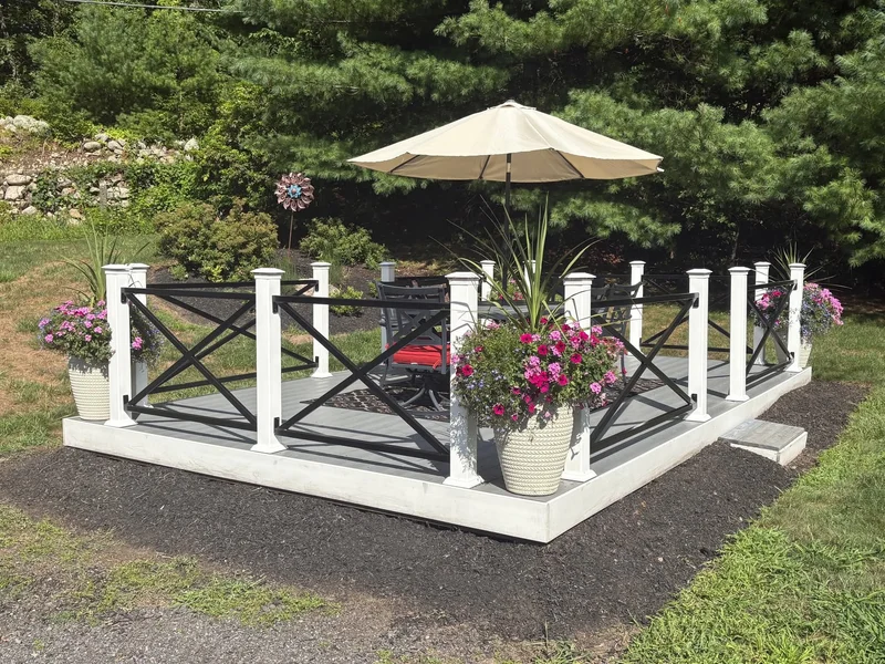 Crossbar Patio Enclosure
