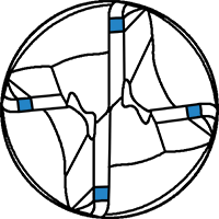 Graphic demonstrating positive rake