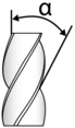 Flute angle icon