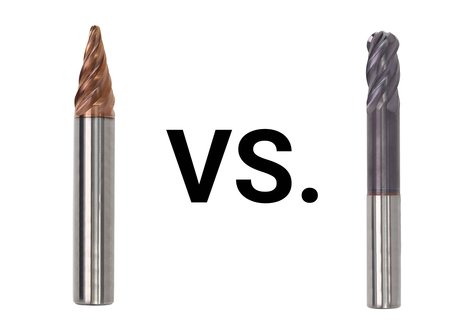 Circle Segment vs. Ball Nose End Mill Image