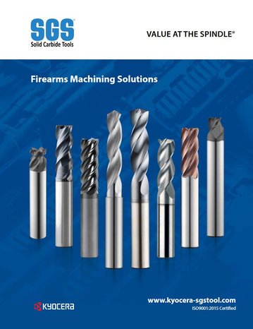 Firearms Machining Solutions brochure cover image