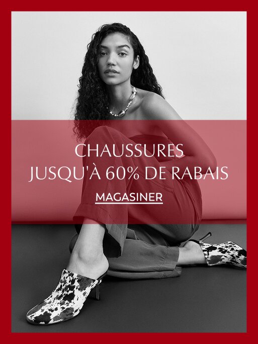 Chaussures jusqu'à 60%