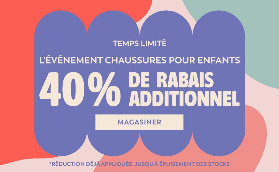 40% DE RABAIS ADDITIONNEL
