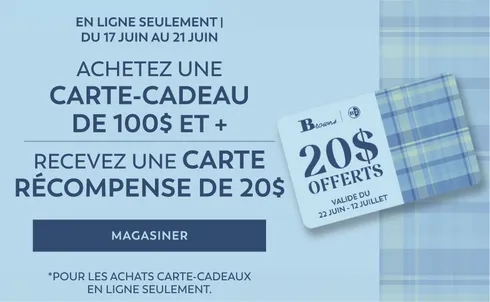 MAGASINER CARTE-CADEAUX