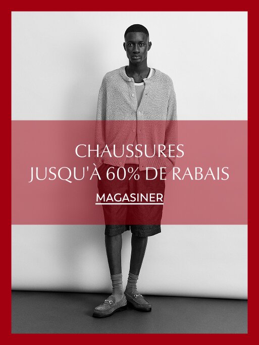 Chaussures jusqu'à 60%