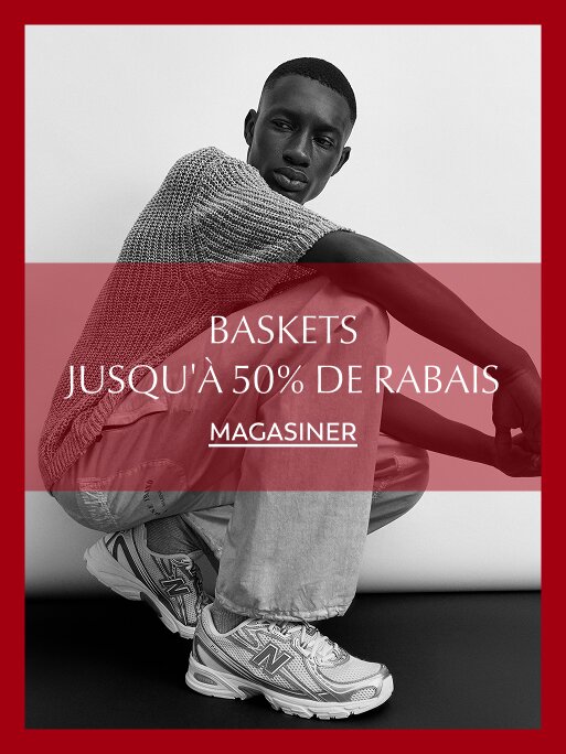 Baskets jusqu'à 50%