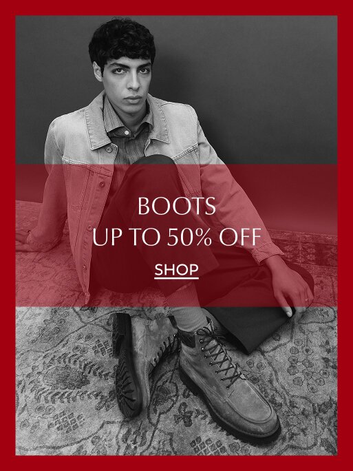 Boots up to 50%
