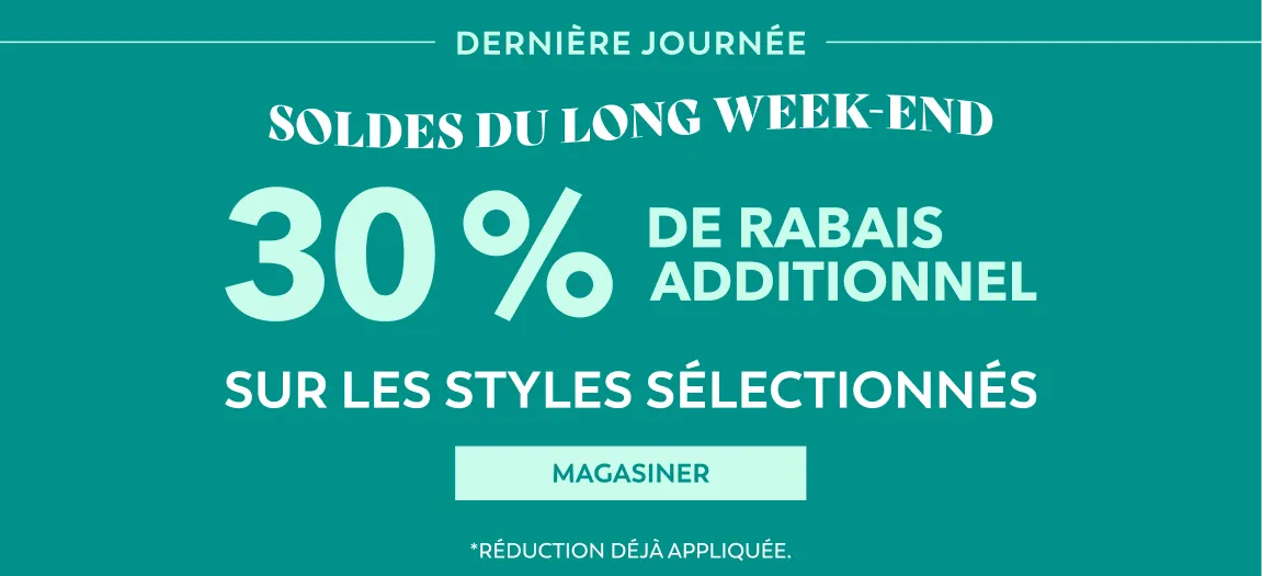 SOLDES DU LONG WEEK-END