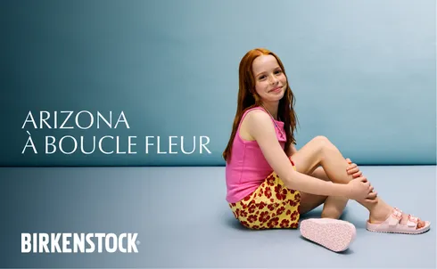 BIRKENSTOCK ARIZONA FLOWER BUCKLE