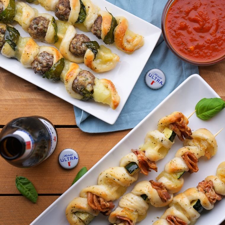 Pizza Kebabs
