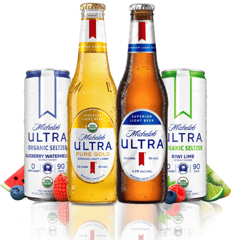 Michelob Ultra Product Cans