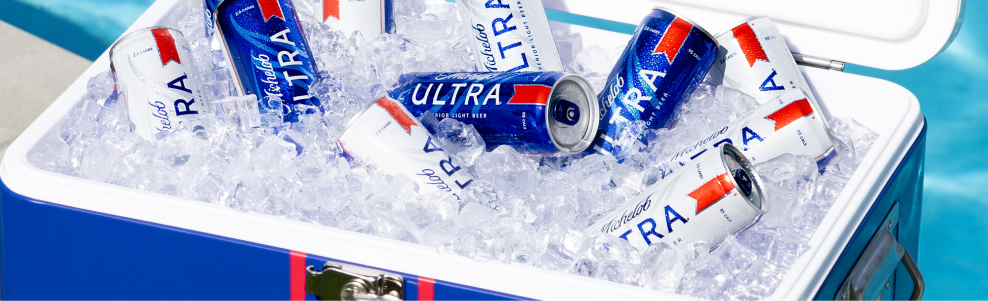This is the main background of a product backdrop of Michelob ULTRA